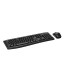 RAPOO - Rapoo X1800Pro teclado Ratón incluido RF inalámbrico QWERTY Negro - 00215928