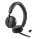 DELL - DELL WL3024 Auriculares Inalámbrico y alámbrico Diadema Llamadas/Música USB Tipo C Bluetooth Negro - 520-BBDG