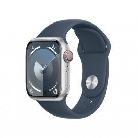 APPLE - Apple Watch Series 9 41 mm Digital 352 x 430 Pixeles Pantalla táctil 4G Plata Wifi GPS (satélite) - MRHW3QL/A?ES