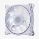Hiditec N18 ARGB Carcasa del ordenador Ventilador 12 cm Blanco