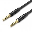 VENTION - Vention Cable Estéreo BAXBG/ Jack 3.5 Macho - Jack 3.5 Macho/ 1.5m/ Negro - BAXBG