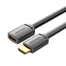 VENTION - Vention Cable Alargador HDMI 4K AHCBJ/ HDMI Macho - HDMI Hembra/ 5m/ Negro - AHCBJ