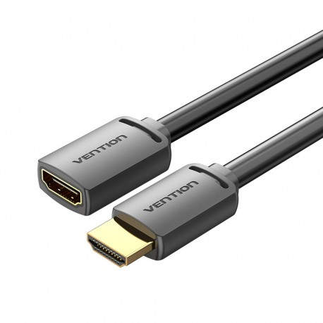 VENTION - Vention Cable Alargador HDMI 4K AHCBJ/ HDMI Macho - HDMI Hembra/ 5m/ Negro - AHCBJ