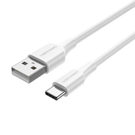 VENTION - Vention Cable USB 2.0 3A CTHWG/ USB Tipo-C Macho - USB Macho/ 1.5m/ Blanco - CTHWG