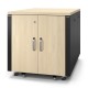 APC AR4012A armario rack 12U Rack o bastidor independiente Negro, Color madera de arce