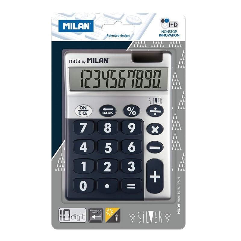 MILAN M228 Scientific Calculator - 10+2 Digit Display, 228 Functions, Blue Acid Series With Case