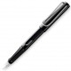 LAMY PLUMA ESTILOGRÁFICA SAFARI 019M PUNTA MEDIA TINTA AZUL COLOR NEGRO