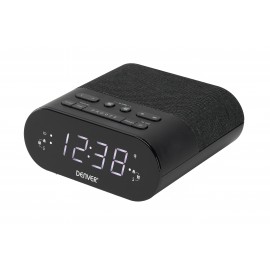 Denver CRQ-107 despertador Reloj despertador digital Negro