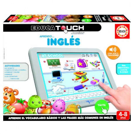 JUEGO EDUCA TOUCH JUNIOR APRENDO... INGLES DE 4-8 AÑOS EDUCA BORRAS 15438