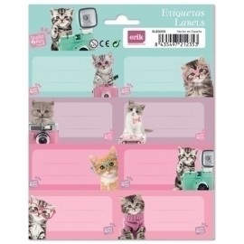 ETIQUETA ESCOLAR ERIK 15,8x20 STUDIO PET