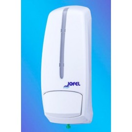 JOFEL DISPENSADOR DE JABON / HIDROALCOHOL SMART RELLENABLE 1L ABS BLANCO