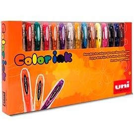 UNIBALL ROLLERBALL SIGNO UM-12015P BASICO C/SURTIDOS EN ESTUCHE DE 15