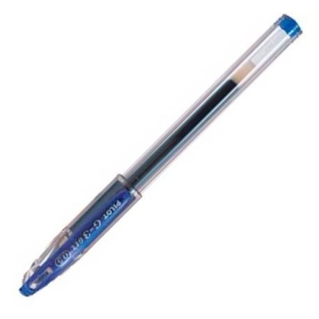 PILOT BOLÍGRAFO G-3 C/ GRIP TINTA DE GEL 0.5MM AZUL -12U-