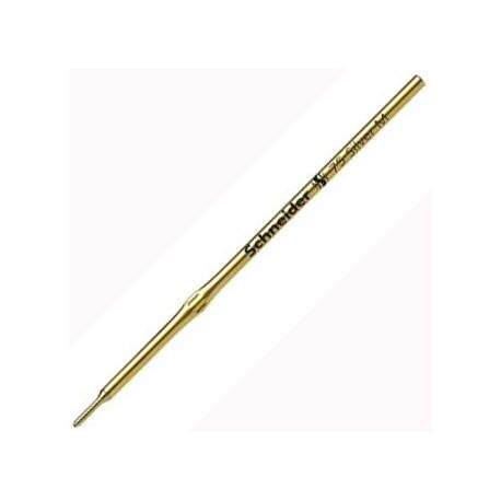 SCHNEIDER RECAMBIO BOLÍGRAFO M SILVER 75 PLATA - Pack de 10 unidades