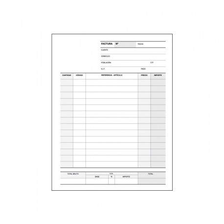 APLI BLOC FACTURA AUTOCOP.50/50.105X145 NATU. CAST - Pack de 10 unidades