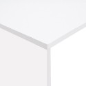 MESA ROCADA WORK 140x80 BLANCO/BLANCO