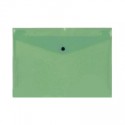 SOBRE POLIPROPILENO FOLIO SOLAPA C/BROCHE PLASTICO VERDE CARCHIVO 342K15