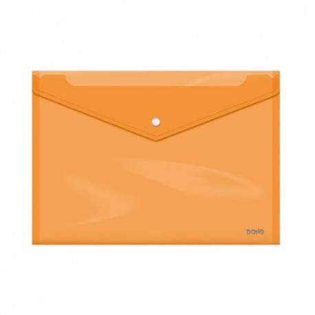SOBRES POLIPROPILENO BROCHE NARANJA FOLIO APAISADO 360X255 DOHE 91478