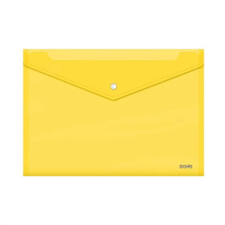 SOBRES POLIPROPILENO BROCHE AMARILLO FOLIO APAISADO 360X255 DOHE 91480