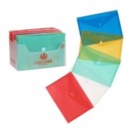 EXPOSITOR 100 UNIDADES SOBRE CORREO POLIPROPILENO TAMAÑO 250X180 MM. CARCHIVO 341KE