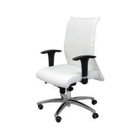 Sillón Albacete confidente similpiel blanco hasta 160 kg