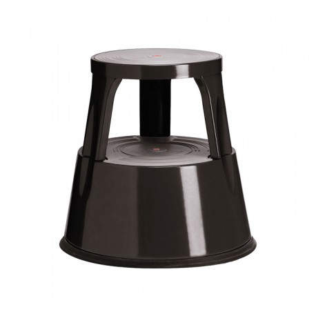 TABURETE 2 PELDAÑOS MET. A-SERIES NEGRO