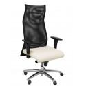Sillon Sahuco similpiel crema