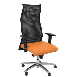 Sillon Sahuco similpiel naranja