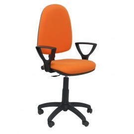 Silla Ayna bali naranja claro con brazos