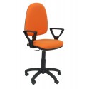 Silla Ayna bali naranja claro con brazos
