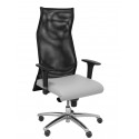Sillon Sahuco similpiel gris claro
