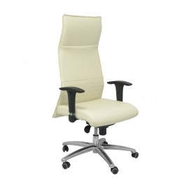 Sillón Albacete XL similpiel crema hasta 160kg