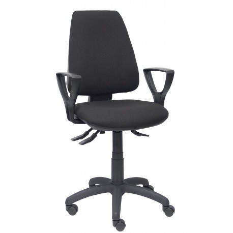 Silla Elche sincro bali negro brazos fijos