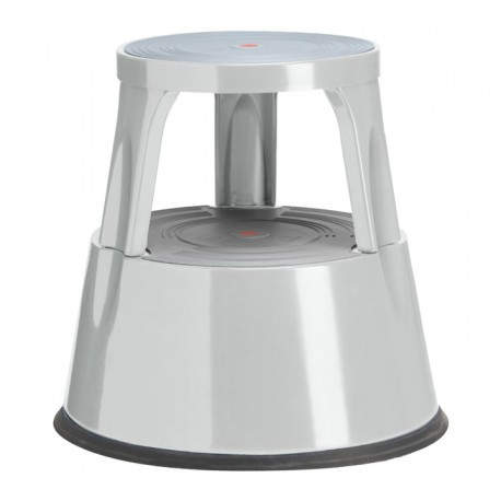 TABURETE 2 PELDAÑOS MET. A-SERIES GRIS