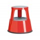 TABURETE 2 PELDAÑOS MET. A-SERIES ROJO