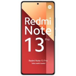 XIAOMI - Xiaomi Redmi Note 13 Pro 16,9 cm (6.67'') SIM doble Android 12 4G USB Tipo C 8 GB 256 GB 5000 mAh Verde - mzb0g7heu