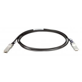 D-Link QSFP+, 3m cable infiniBanc QSFP+ Negro