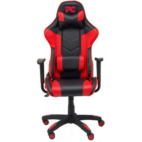 SILLA GAMING ATALAYA SIMIL PIEL NEGRO Y ROJO PIQUERAS Y CRESPO 7217DBSPRJ