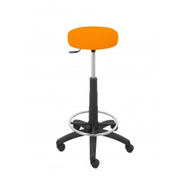 Taburete Tolosa bali naranja claro