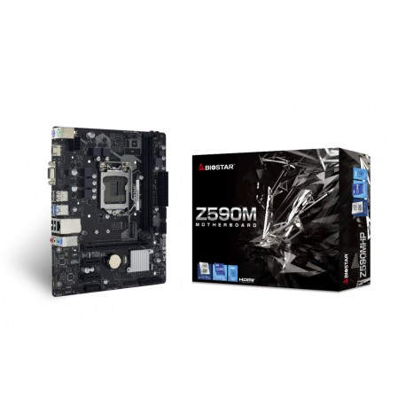 BIOSTAR - Biostar Z590 VALKYRIE Intel Z590 LGA 1200 (Socket H5) ATX - Z590MHP