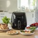 PRIXTON Cook Organics Compact Pro Sencillo 5 L Independiente 2000 W Freidora de aire caliente Negro, Plata