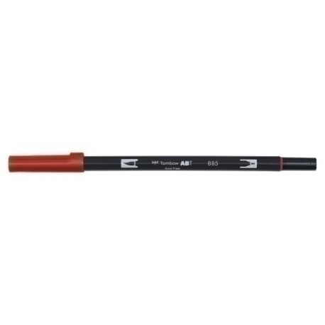 ROTULADOR TOMBOW DOBLE PUNTA PINC. ROJO - Pack de 6 unidades
