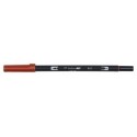 ROTULADOR TOMBOW DOBLE PUNTA PINC. ROJO - Pack de 6 unidades