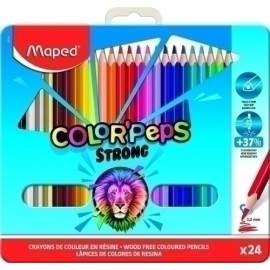 LAPICES COLOR MAPED STRONG METAL es.24 - Pack de 8 unidades