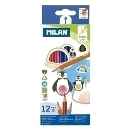 LAPICES COLOR MILAN ERGO GRIP Est. 12