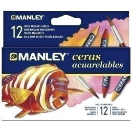 CERAS MANLEY ACUARELABLES ESTUCHE DE 12
