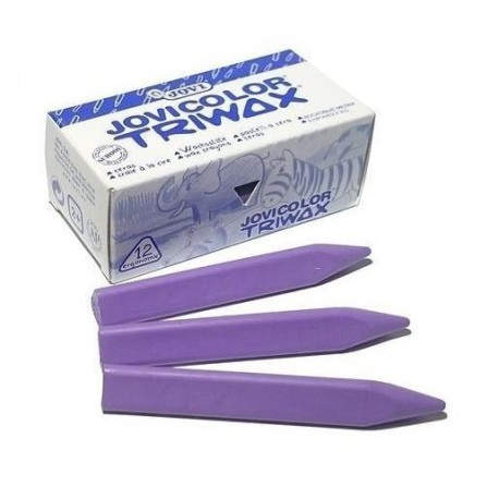 ESTUCHE 12 CERAS JOVICOLOR TRIWAX 97309 LILA