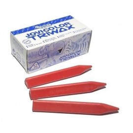 ESTUCHE 12 CERAS JOVICOLOR TRIWAX 97302 ROJO