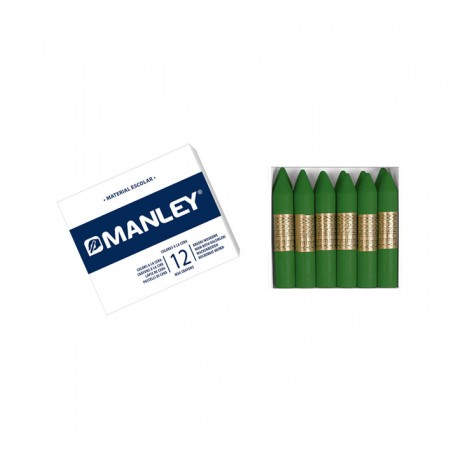 ESTUCHE 12 CERAS MANLEY MNC04646 VE NATURAL