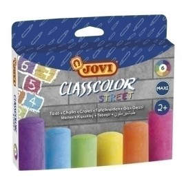 TIZAS COLORES JOVI MAXI ESTUCHE DE 6